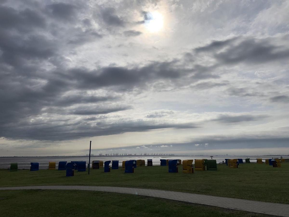 Ferienwohnung Borkum Burhave Esterno foto