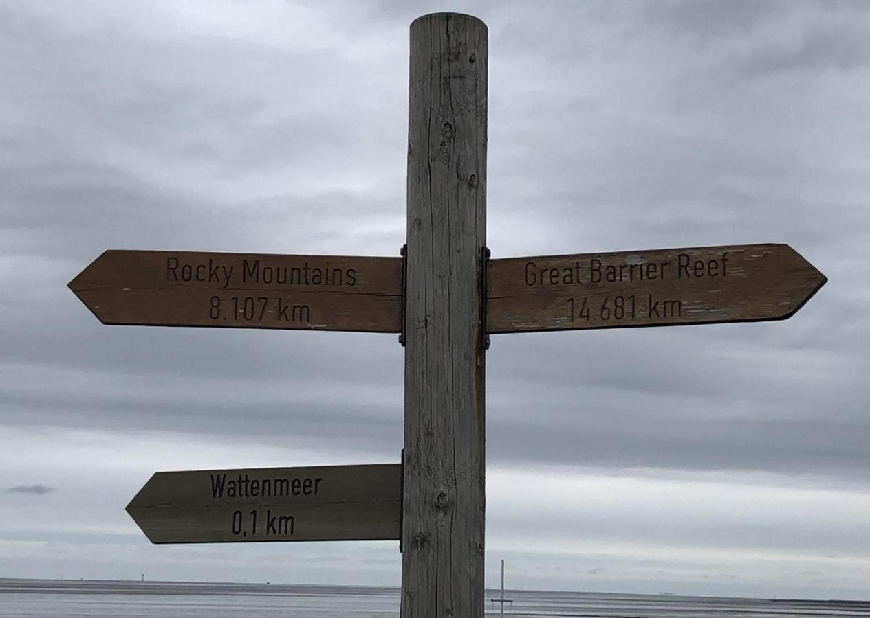 Ferienwohnung Borkum Burhave Esterno foto